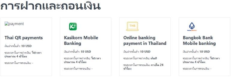 ฝากและถอน-exness